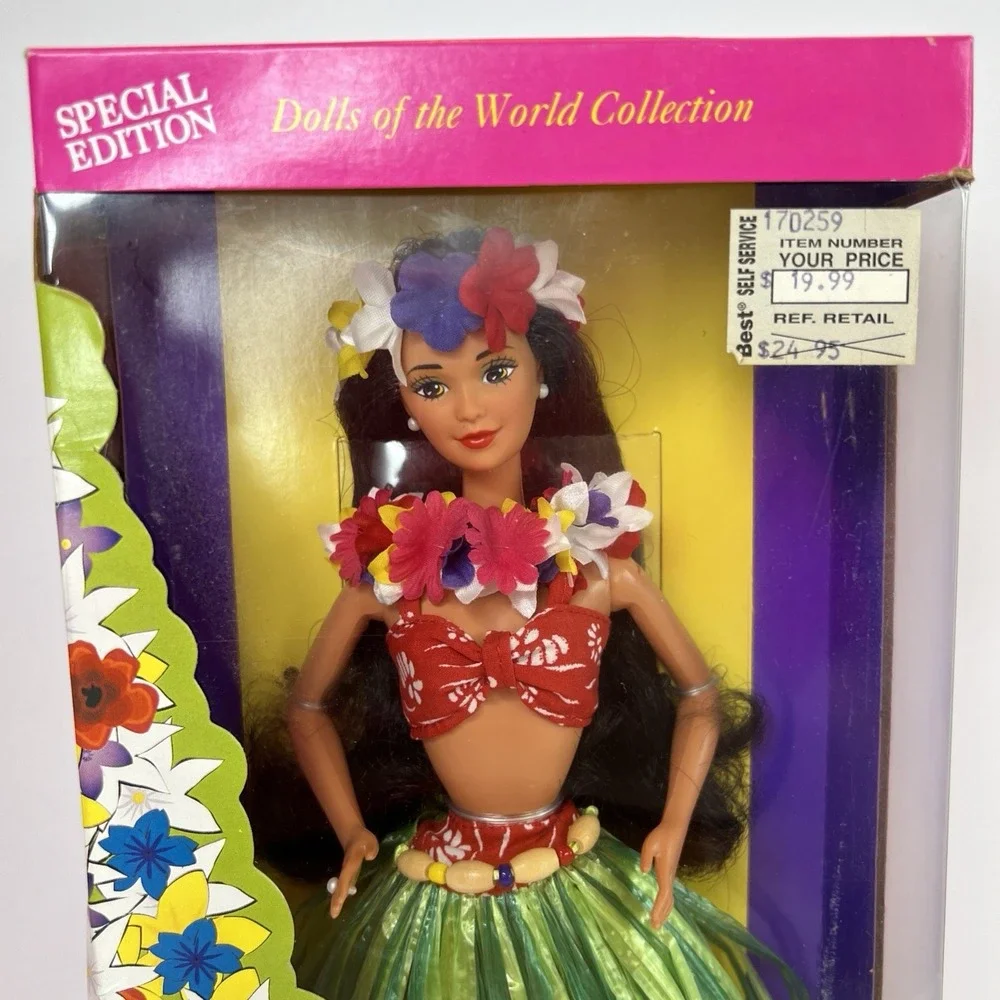 1994 Polynesian Barbie #12700 Dolls of the World Special Edition NIB Vintage